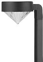 SL-PL42-DMD Садовые фонари ЭРА Садовый светильник на солнечной батарее, пластик, черный, 42 см
