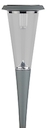 SL-AL50 Садовые фонари ЭРА Садовый светильник на солнечной батарее, алюминий, серый, 50 см