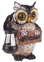 SL-RSN28-OWL ЭРА Садовый светильник на солнечной батарее "Сова", полистоун, цветной, 28 см (6/48)