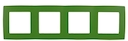 12-5004-27 Эл/ус ЭРА Рамка на 4 поста, Эра12, зелёный