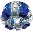 DK31 CH/WH/BL Светильник ЭРА декор "корона" G9,40W,220V, JCD хром/прозрачный/синий