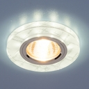 Точечный светильник Elektrostandard 8371 MR16 WH/SL белый/серебро