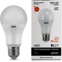 Лампа LED Elementary A60 20W E27 3000K 1/10/40