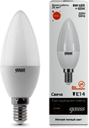 Лампа LED Elementary свеча E14 6W 3000K 1/10/50