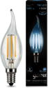 Лампа LED Filament Candle tailed E14 7W 4100К 1/10/50