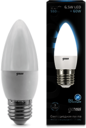 Лампа LED свеча 6,5W E27 4100K FR