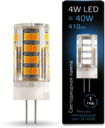 Лампа Gauss LED G4 AC185-265V 4W 4100K керамика 1/10/200