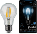 Лампа LED Filament A60 E27 10W 4100К 1/10/40