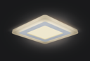 Светильник Gauss Backlight BL122 Квадрат. Акрил, 6+3W, LED 3000K, 145*145, 1/40