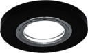 Светильник Gauss Mirror RR001 Круг. Кристал черный/Хром, Gu5.3 1/50