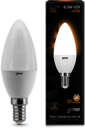 Лампа LED свеча 6,5W E14 2700K FR