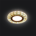 Светильник Gauss Backlight BL073 Круг Золотой узор/Золото, Gu5.3, LED 2700K 1/40
