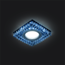 Светильник Backlight Gu5.3 LED 4100K 1/40 квадрат, черн.кристал/хром
