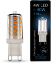 Лампа Gauss LED G9 AC185-265V 4W 4100K керамика 1/10/200
