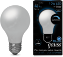 Лампа LED Filament A60 Opal dimmable E27 10W 4100К 1/10/40