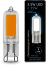 Лампа LED G9 AC220-240V 3.5W 4100K Glass 1/10/200