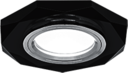 Светильник Gauss Mirror RR014 Восемь гран. Кристал черный/Хром, Gu5.3 1/50