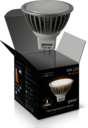 Лампа Gauss LED MR16 4W SMD 12V 2700K FROST