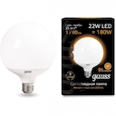 LED G125 E27 22W 3000K 1/24 светодиодная лампа