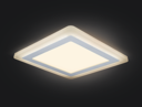 Светильник Gauss Backlight BL124 Квадрат. Акрил, 12+4W, LED 3000K, 190*190, 1/20