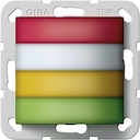 Kamersignaallamp rood,wit,geel,groen Systeem 834 Plus