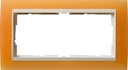 Afd.raam 2v z/ms mat voor zuiver wit Event Opaque oranje
