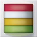 Kamersignaallamp rood,wit,geel,groen Gira F100 zuiver wit