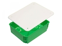 Коробка распределительная для полых стен прямоуг 200х160х70 мет. лапки IP30 бел крышка