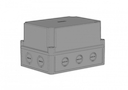 Hegel Коробка приборная полистирол, светло-серая, выс крышка, 4-6 вводов, монтаж пластина, внутр разм 184х134х115 мм, IP65