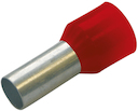 Insulated end sleeves red      1.5 / 8