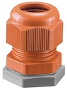AKMF 25 - Сальник кабельный для огнестойких коробок с контргайкой и разгрузкой натяжения кабеля, герметичная зона 11-17 мм, IP 66, M 25, цвет оранжевый, материал полиамид.