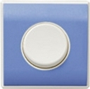 ВСк10-1-0-РГ Выключатель 1кл кноп (в сборе) РУМБА (голубой)