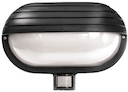 Светильник НПБ2606Д (детектор) черный/овал с ресничкой пластик 60Вт IP33 ИЭК