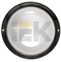 Светильник НПП2602А черный/круг без решетки пластик 60Вт IP54ИЭК