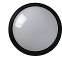 Светильник светодиодный ДПО 3031 12 Вт 4500 K IP54 круг пластик чёрный IEK