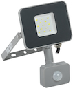 Прожектор СДО 07-10Д светодиодный (серый, с датчиком движения, IP44)