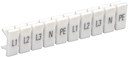 Маркеры для КПИ-1,5мм2 с символами "L1, L2, L3, N, PE"
