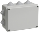 Коробка КМ41241 распаячная для о-п 150х110х70мм IP44 (RAL7035 10 гермовводов)