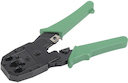 ITK Инструмент обжим для RJ45 RJ12 RJ11 ручка ПВХ зеленый (шт)