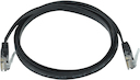 ITK Коммутационный шнур плоский (патч-корд) кат.6 UTP 3м чёрный