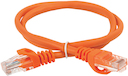 ITK Коммутационный шнур кат. 6 UTP LSZH 10м оранжевый