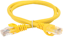ITK Коммутационный шнур (патч-корд), кат.5Е UTP, 0,5м, желтый