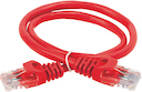 ITK Коммутационный шнур (патч-корд) кат.6 UTP LSZH 5м красный