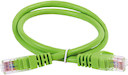ITK Коммутационный шнур (патч-корд) кат.6 UTP LSZH 5м зеленый