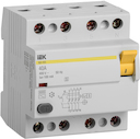 Выключатель дифференциального тока 4P 40А 100мА ВД1-63 (тип AC)