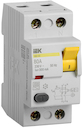 Выключатель дифференциального тока 2P 80А 300мА ВД1-63 (тип AC)