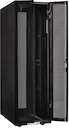 ITK Шкаф серверный 19", 33U, 800х1000 мм, передняя двухстворчатая перф. дверь, задняя перф., черный 
