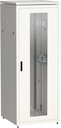 ITK Шкаф сетевой напольный 19" LINEA N 42U 800х800мм стеклянная передняя дверь, задняя металлическая серый