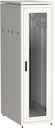 ITK Шкаф сетевой напольный 19" LINEA N 33U 600х1000мм стеклянная передняя дверь, задняя перфорированная серый