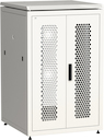 ITK Шкаф сетевой напольный 19" LINEA N 24U 800х800мм двустворчатая перфорированная дверь, задняя перфорированная серый